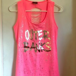 ❌ SOLD Hot pink Outer Banks tank